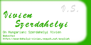 vivien szerdahelyi business card